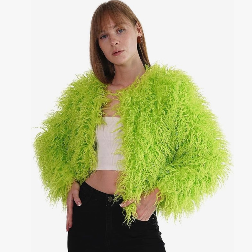 Shaggy Faux Fur Coat - Part of Eras Tour Outfit